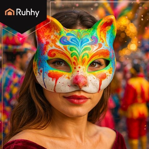 Maska kot DIY 10 szt. Ruhhy 26000