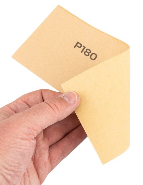 Papiery ścierne 93 x 230 mm, P180, 5 szt., bez otworów