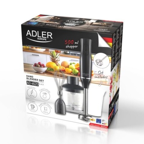AD 4620 black Blender ręczny-|zestaw | pojemnik 500ml | pojemnik z miarką: 700ml