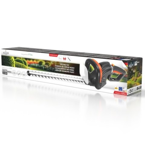 AD 6814 Elektryczne nożyce do żywopłotu | długość ostrza 61 cm | ostrza wycinane laserowo | zestaw z akcesoriami