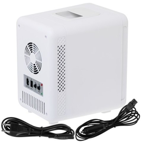 AD 8084 white Mini lodówka 4l | chłodzenie i podgrzewanie | do domu i samochodu | system peltiera