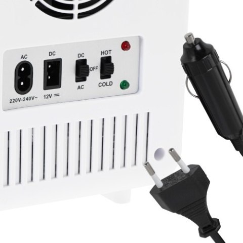AD 8084 white Mini lodówka 4l | chłodzenie i podgrzewanie | do domu i samochodu | system peltiera