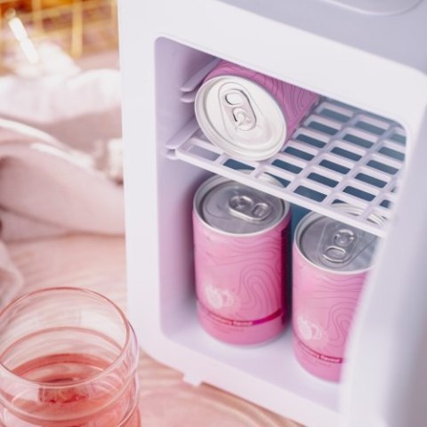 AD 8084 white Mini lodówka 4l | chłodzenie i podgrzewanie | do domu i samochodu | system peltiera
