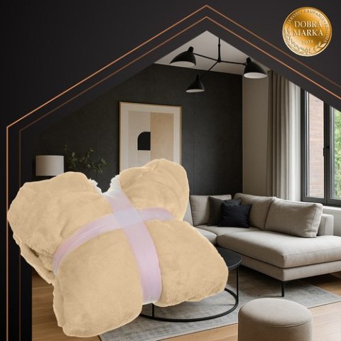 Bluza XXL - koc beżowy Ruhhy 26146 Bluza XXL - koc beżowy Ruhhy 26146