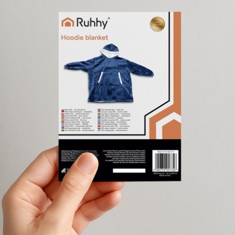 Bluza XXL - koc granatowy Ruhhy 26147