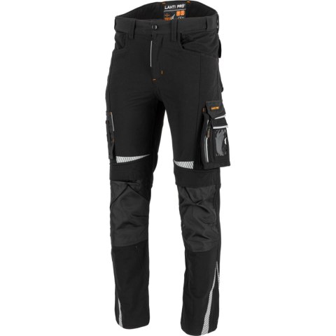 Spodnie stretch czarne, "xl", ce, lahti