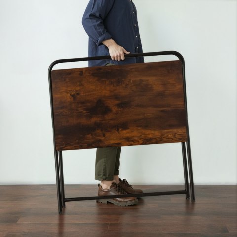 Wielofunkcyjny stolik biurko na laptop Maclean, czarne, 50x80cm, 50kg max., MC-127 B