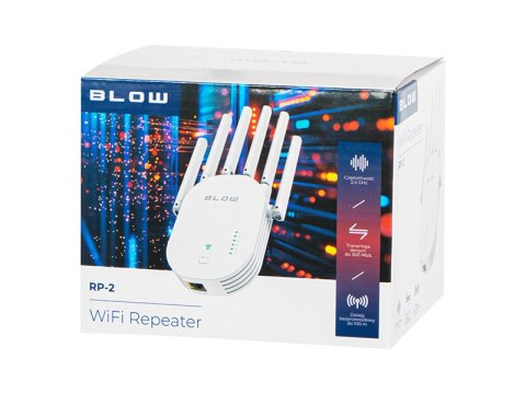 86-049# Wzmacniacz sygnału wi-fi repeater 300mb/s rp-2 blow