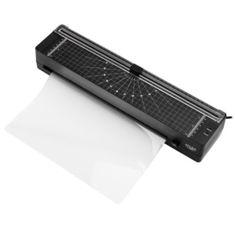 AD 1042 black Laminator a3 | laminacja na gorąco | wbudowany trymer | zestaw startowy w komplecie