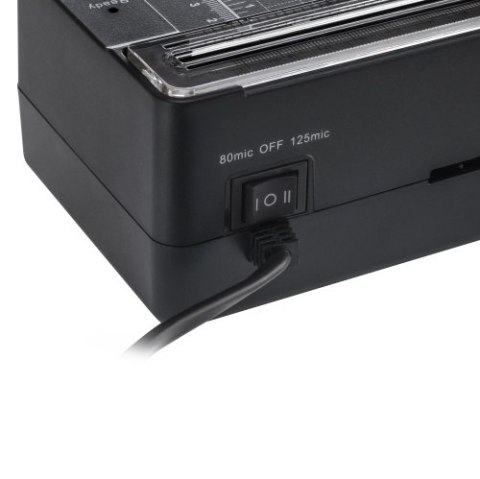 AD 1042 black Laminator a3 | laminacja na gorąco | wbudowany trymer | zestaw startowy w komplecie