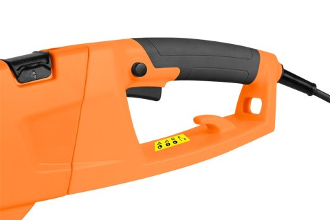 Urządzenie ogrodowe 2w1 z wysięgnikiem: pilarka łańcuchowa 750W 250mm+nożyce do żywopłotu 550W 460mm