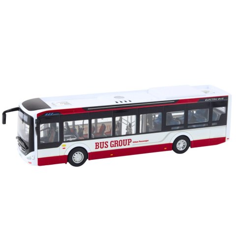 Autobus Miejski Metalowy Dźwięk Światła 1:42 Czerwony Autobus Miejski Metalowy Dźwięk Światła 1:42 Czerwony