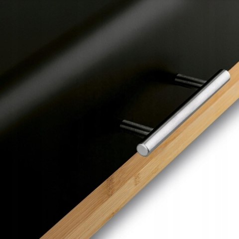 DA510 Drewniany chlebak czarny