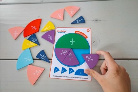Zestaw edukacyjny pomysłowy skrzat - zrozumieć ułamki Zestaw edukacyjny pomysłowy skrzat - zrozumieć ułamki