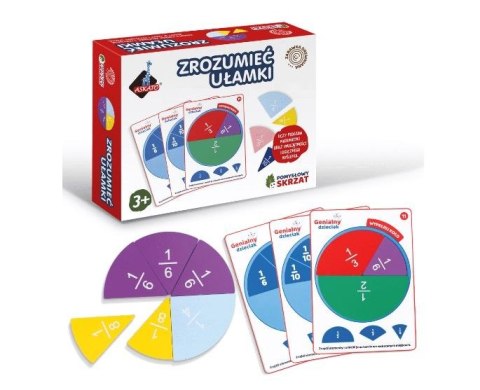 Zestaw edukacyjny pomysłowy skrzat - zrozumieć ułamki Zestaw edukacyjny pomysłowy skrzat - zrozumieć ułamki