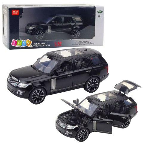 Auto Range Samochód Range Rover Czarny Efekty Dżwiękowe Czarny Auto Range Samochód Range Rover Czarny Efekty Dżwiękowe Czarny