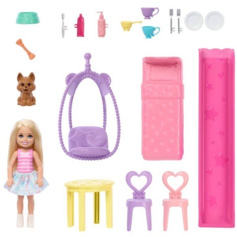 Barbie rozkładany domek dla lalek chelsea