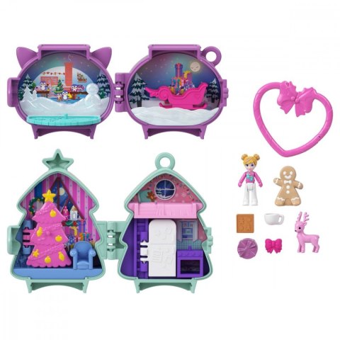 Figurki polly pocket zestaw świąteczny 2-pak