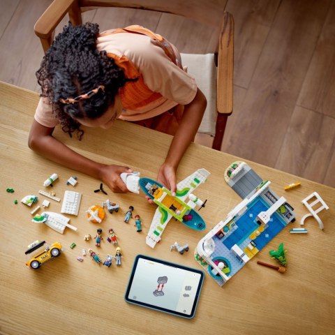 Klocki friends 42656 samolot i lotnisko w mieście heartlake