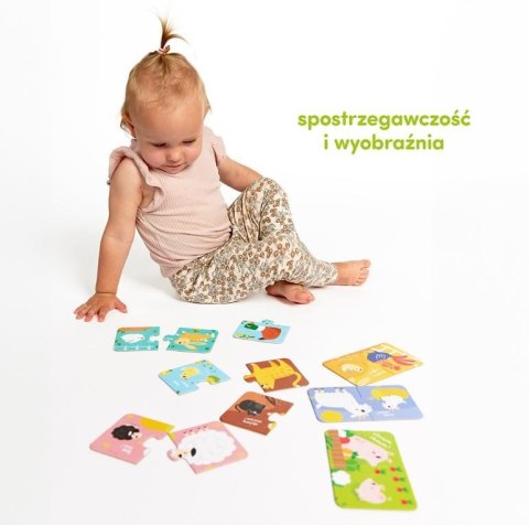 Puzzle do pary - zwierzątka z gospodarstw