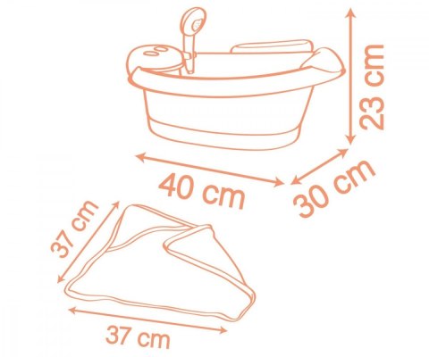 Wanienka z hydromasażem baby nurse Wanienka z hydromasażem baby nurse