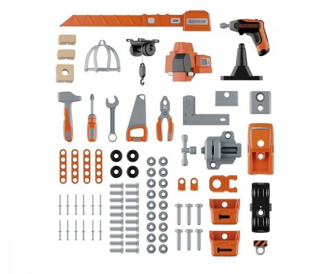 Warsztat z dźwigiem black+decker bricolo builder