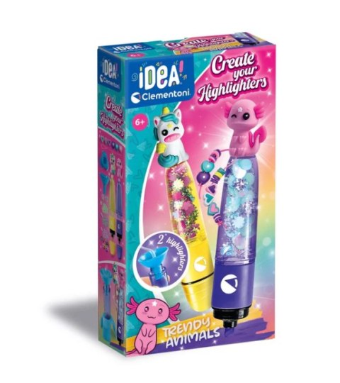 Idea Art Zestaw Mini Fabryka Markerów Zakreślaczy Magiczne Zwierzęta Clementoni 18167 Idea Art Zestaw Mini Fabryka Markerów Zakreślaczy Magiczne Zwierzęta Clementoni 18167