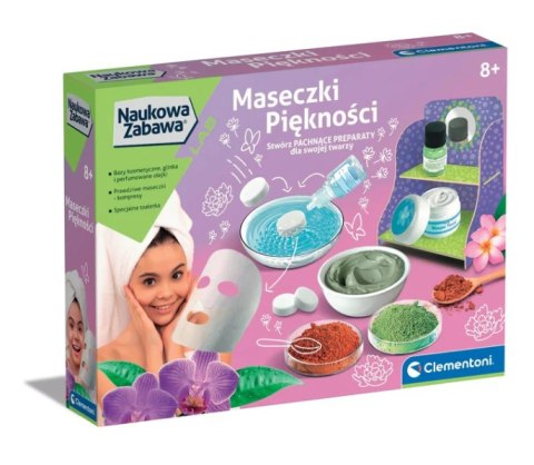 Naukowa Zabawa Zestaw DIY Maseczki Piękności Język Polski Clementoni 50901 Naukowa Zabawa Zestaw DIY Maseczki Piękności Język Polski Clementoni 50901