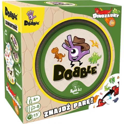 Gra dobble dinozaury