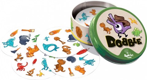 Gra dobble dinozaury