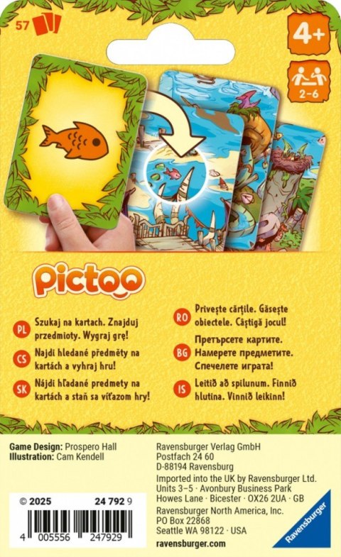 Gra karciana pictoo dino Gra karciana pictoo dino