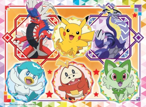 Puzzle 100 elementów pokemon