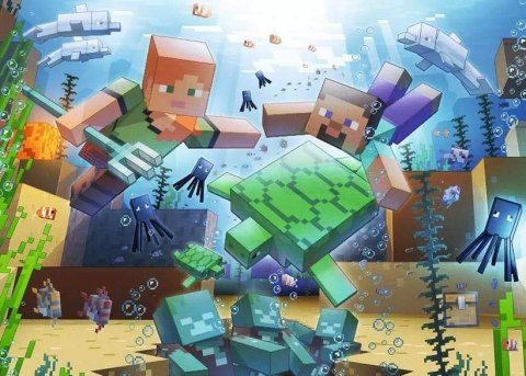 Puzzle 1000 elementów minecraft mozaika Puzzle 1000 elementów minecraft mozaika