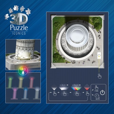 Puzzle 3d krzywa wieża w pizie Puzzle 3d krzywa wieża w pizie