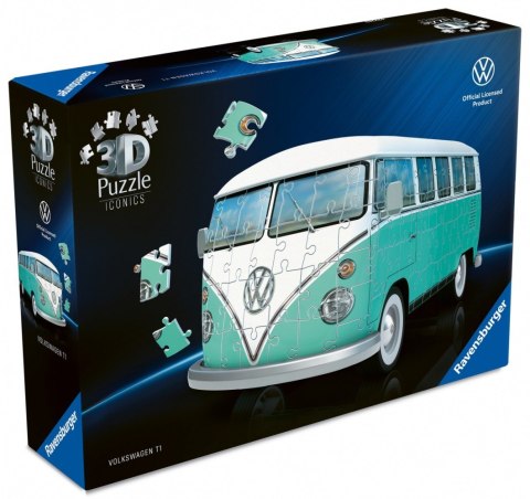 Puzzle 3d samochód volkswagen t1 Puzzle 3d samochód volkswagen t1