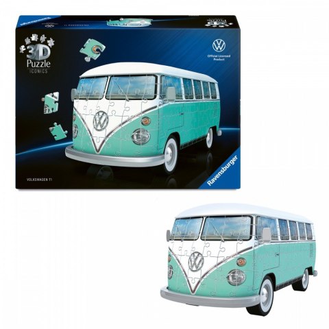 Puzzle 3d samochód volkswagen t1 Puzzle 3d samochód volkswagen t1