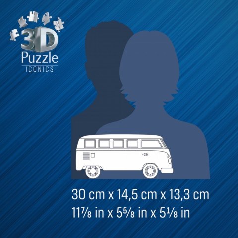 Puzzle 3d samochód volkswagen t1 Puzzle 3d samochód volkswagen t1