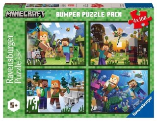 Puzzle 4x100 elementów minecraft