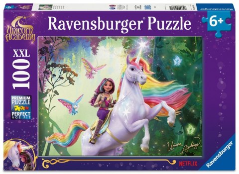 Puzzle xxl 100 elementów akademia jednorożców unicorn academy