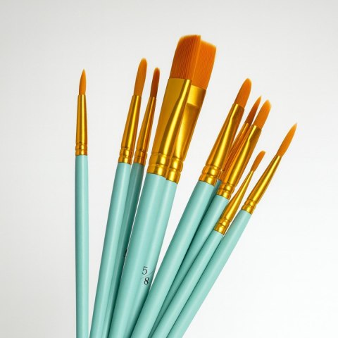 DA405 Silikonowa mata do malowania + 10szt pędzli