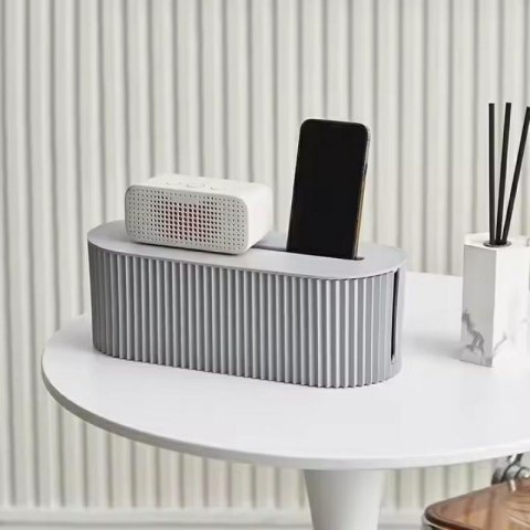DA444 Organizer pudełko na kable szary