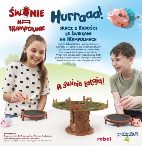 Gra Świnie na trampolinie