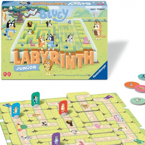 Gra labyrinth junior bluey