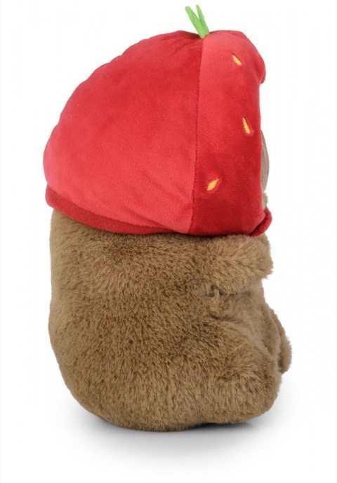 Maskotka kapibara truskawkowa czapka 20 cm Maskotka kapibara truskawkowa czapka 20 cm