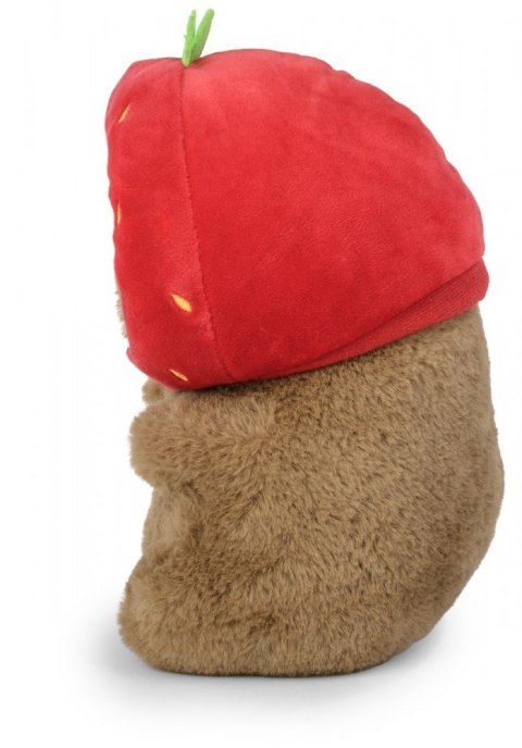 Maskotka kapibara truskawkowa czapka 20 cm Maskotka kapibara truskawkowa czapka 20 cm