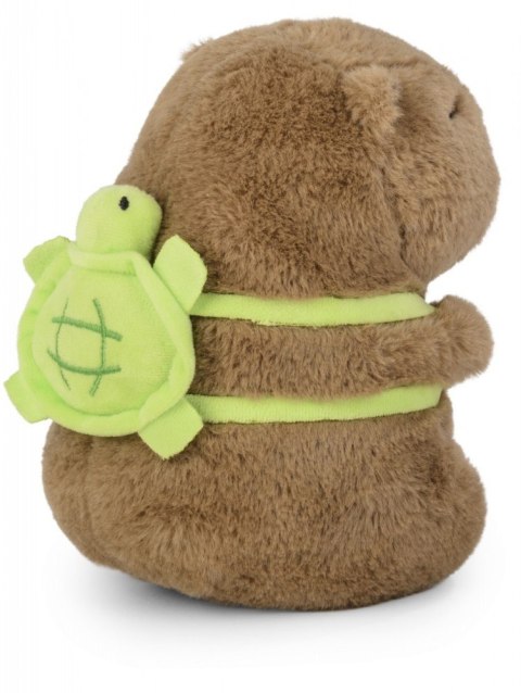Maskotka kapibara z plecakiem żółwiem 21 cm Maskotka kapibara z plecakiem żółwiem 21 cm