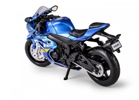 Motocykl msz 1:18 suzuki gsx-r1000 niebieski Motocykl msz 1:18 suzuki gsx-r1000 niebieski