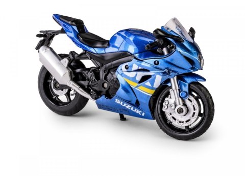 Motocykl msz 1:18 suzuki gsx-r1000 niebieski Motocykl msz 1:18 suzuki gsx-r1000 niebieski