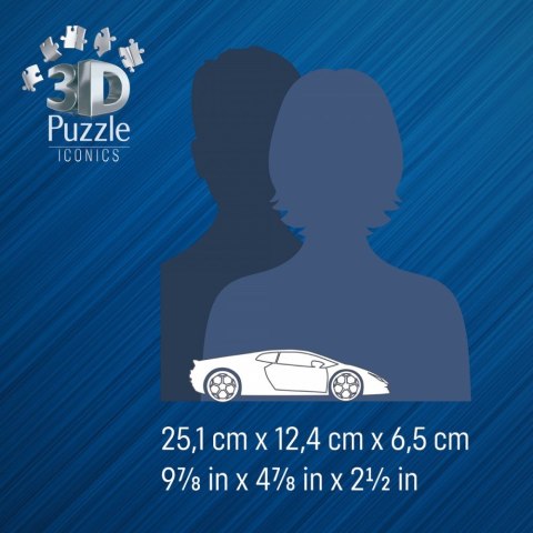 Puzzle 3d 158 elementów samochód lamborghini huracan evo verde Puzzle 3d 158 elementów samochód lamborghini huracan evo verde