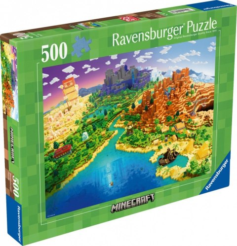 Puzzle 500 elementów minecraft